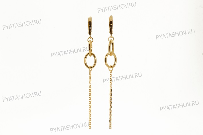 Т-934 Серьги Au 585