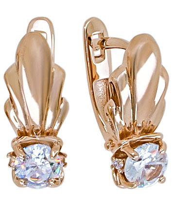 2-4266-001 Серьги Au 585