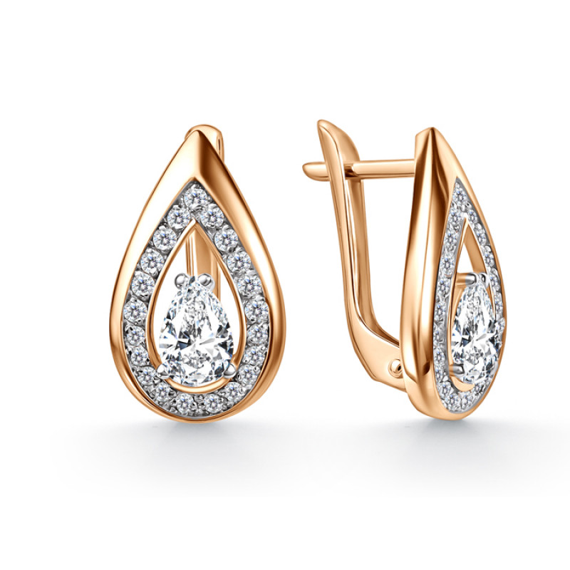 023609 Серьги Au 585