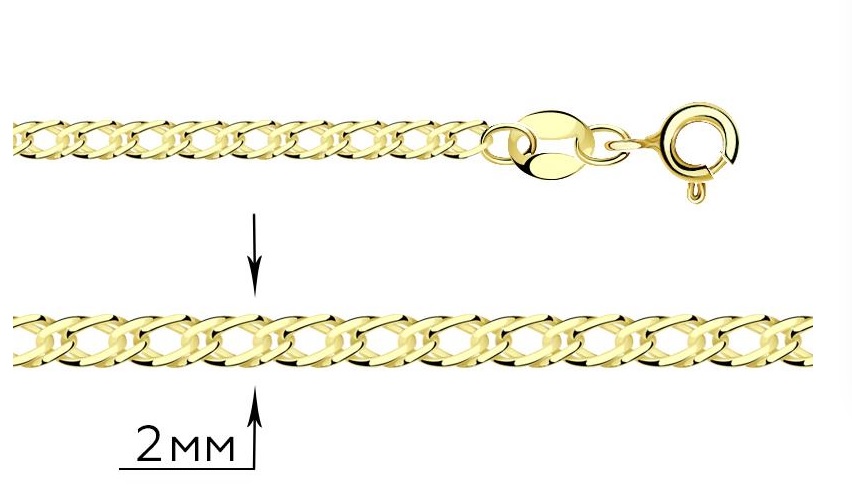 7070154П Браслет Au 585