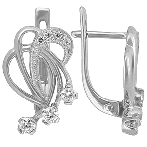 02-047 Серьги Ag 925