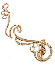 2-2267-001 Серьги каффы Au 585