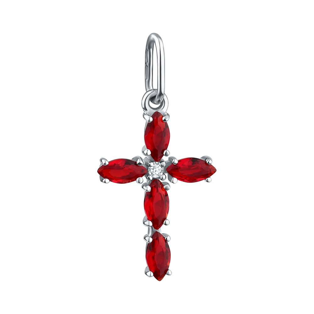 50-72-000Ш-11070 Крест Ag 925