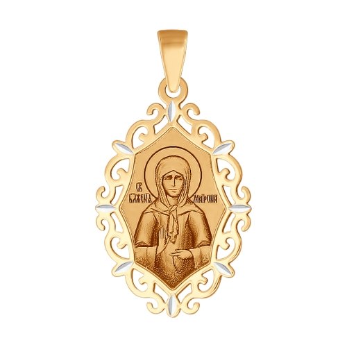 102388 Подвеска Икона Au 585