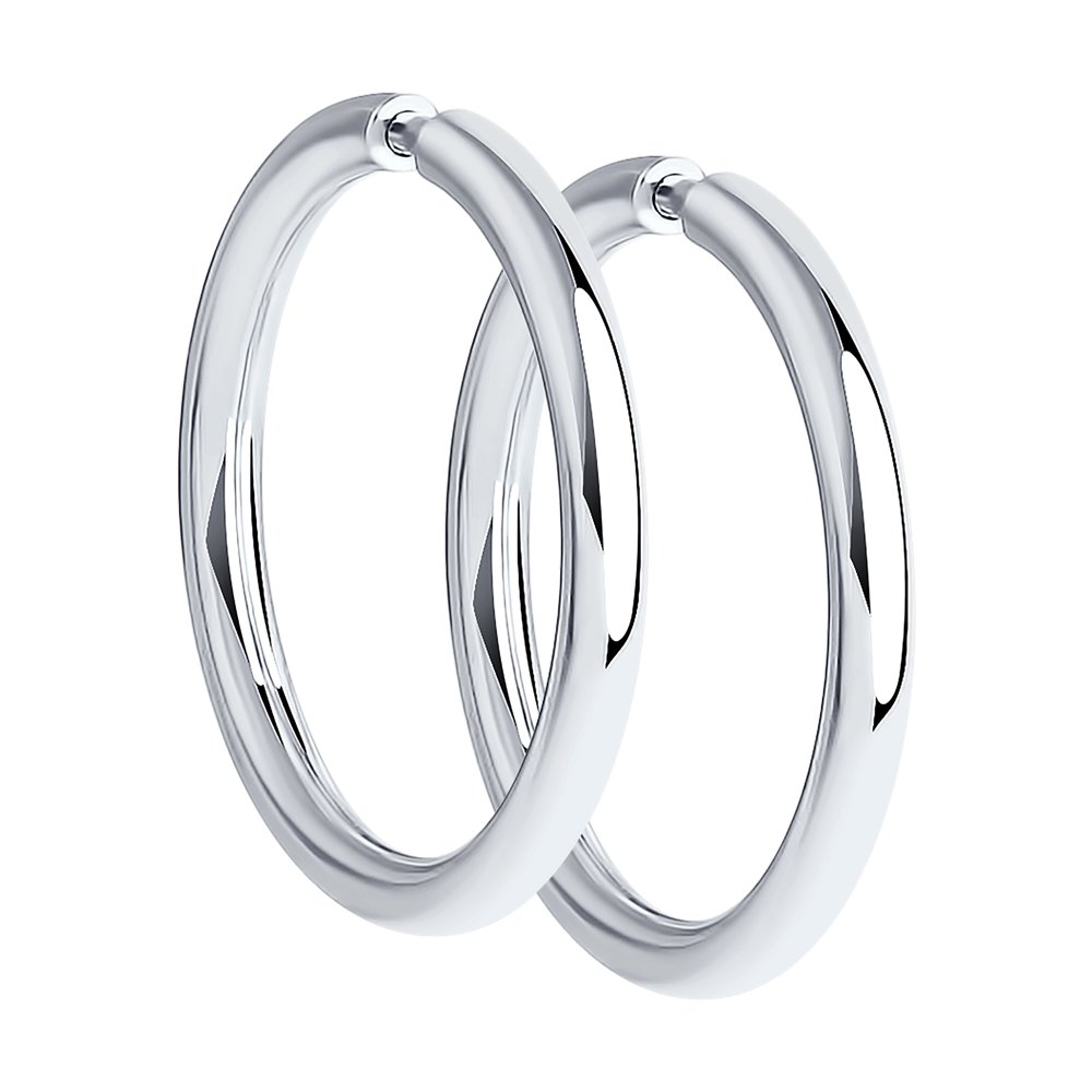 94140041 Серьги-конго Ag 925