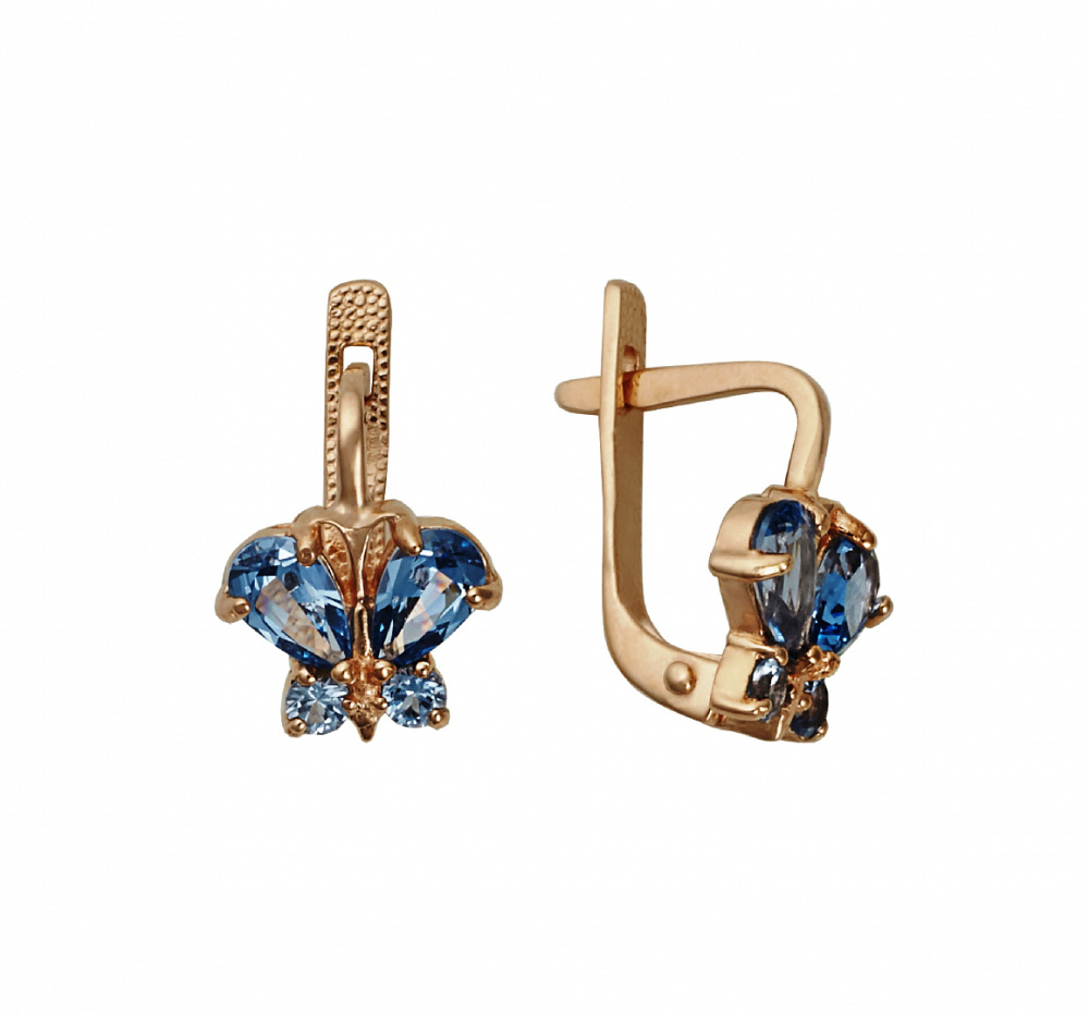 73207 Серьги Au 585