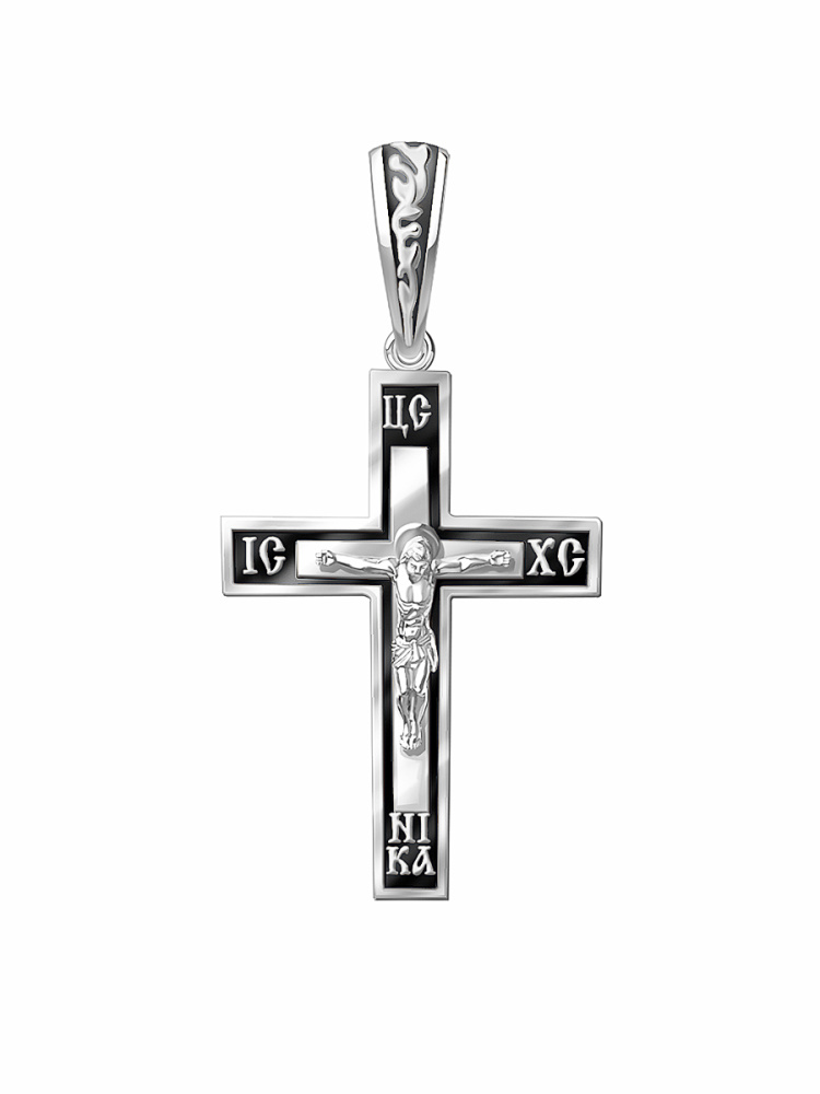 0800184-00875 Крест Ag 925