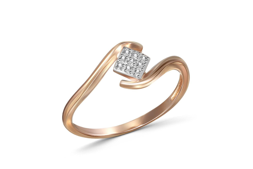 101020191543 Кольцо Au 585