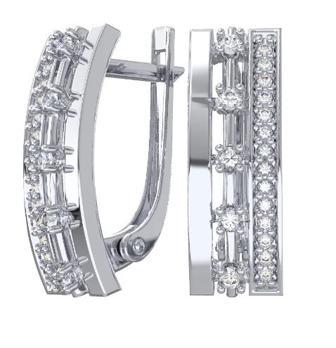 2101610-00775 Серьги Ag 925