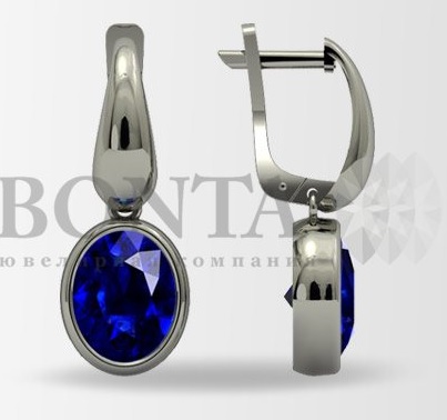 СС0011 Серьги Ag 925