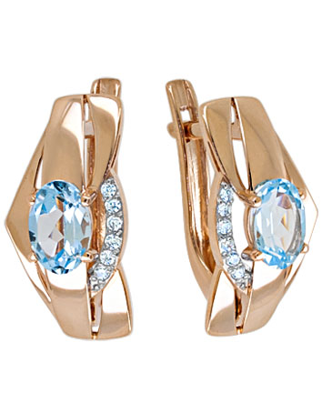 2-4318-001 Серьги Au 585