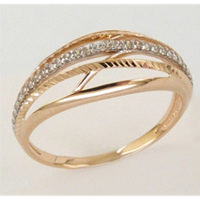 07-1258 Кольцо Au 585