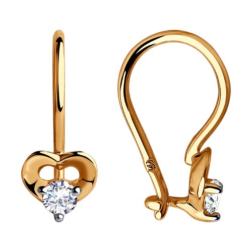 028359 Серьги Au 585