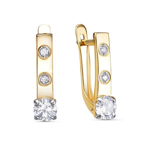 л1202605 Серьги Au 585