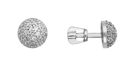 83164 Серьги пусеты Ag 925