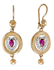 2-3034-001 Серьги Au 585