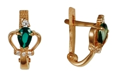 73204 Серьги Au 585