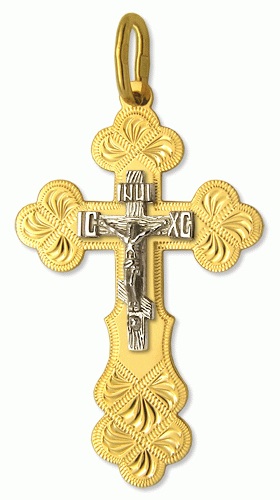 313900 Крест Au 585