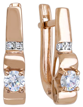 2-4130-001 Серьги Au 585