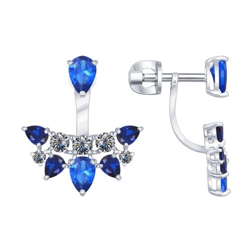 94021937 Серьги пусеты Ag 925