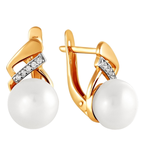 290-1-671Р Серьги Au 585