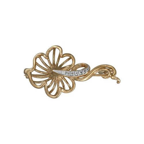 040119 Брошь Au 585