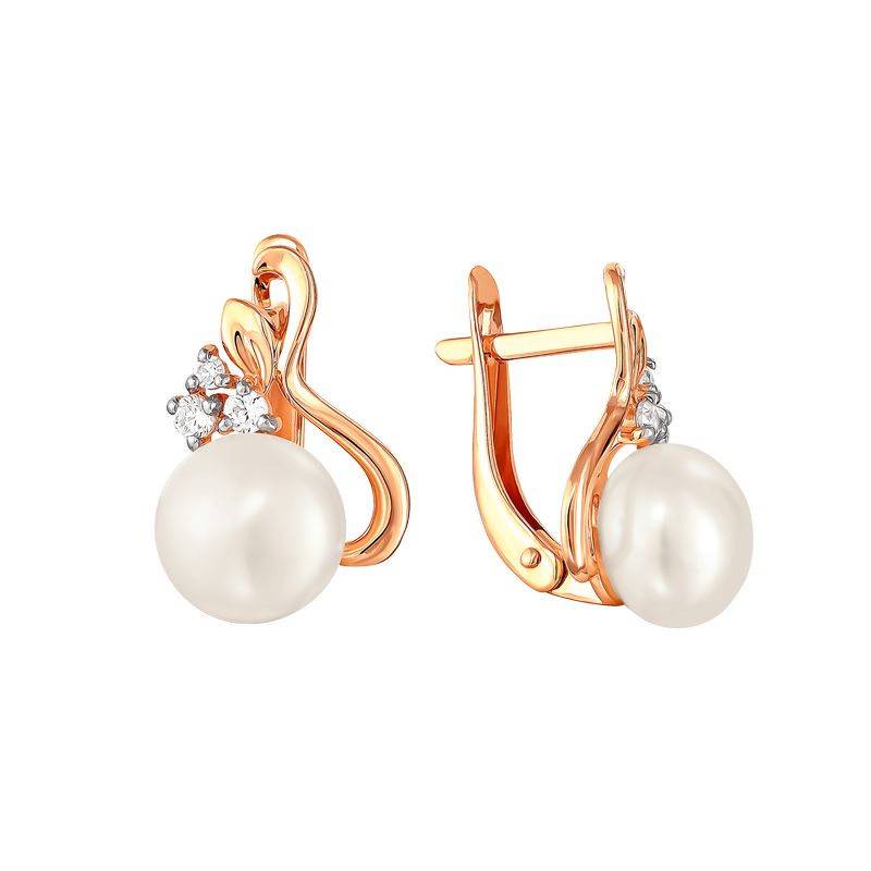 290-1-837Р Серьги Au 585